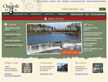 Tablet Screenshot of churchville.net